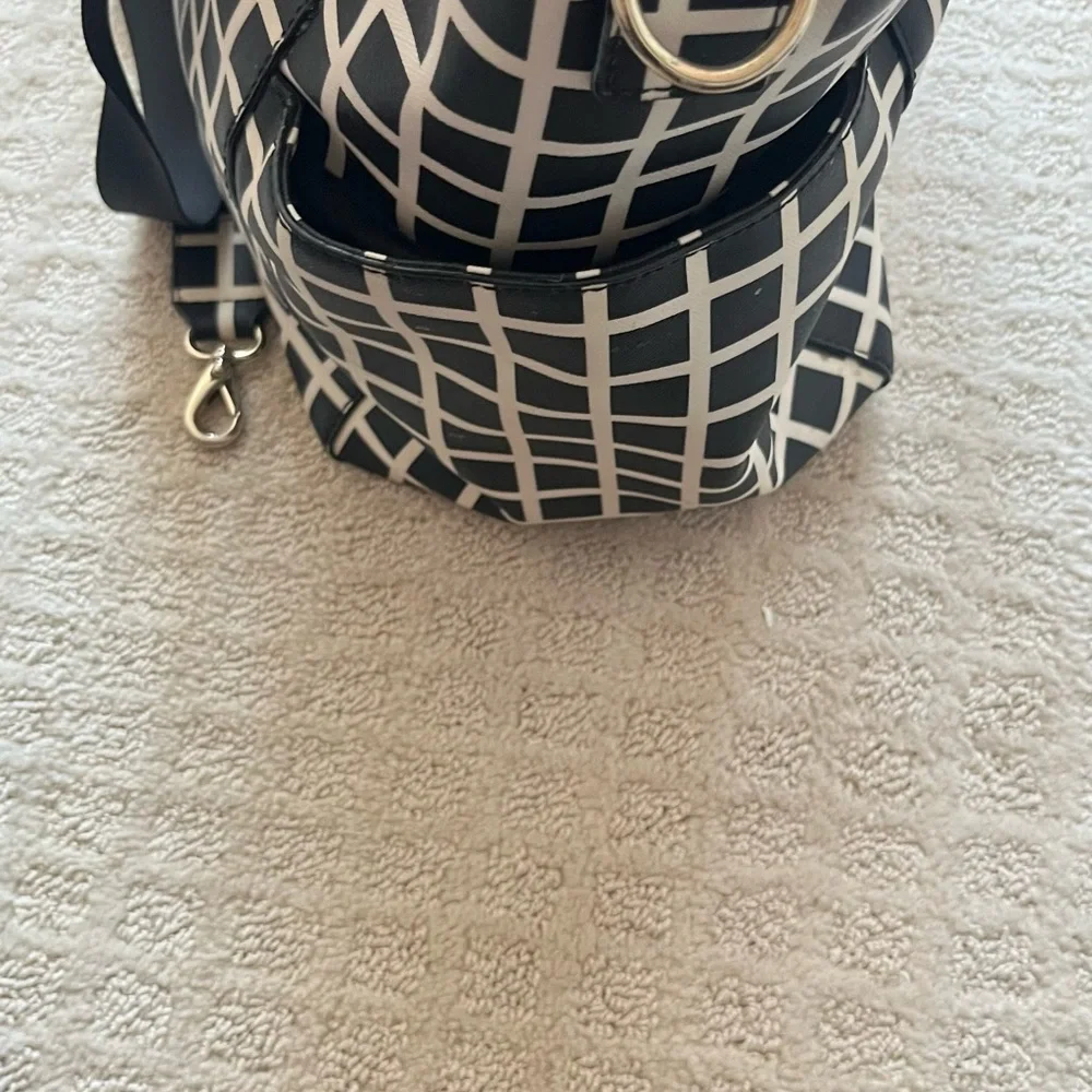 Kate spade Black and White Checkered Tote Bag diaper bag